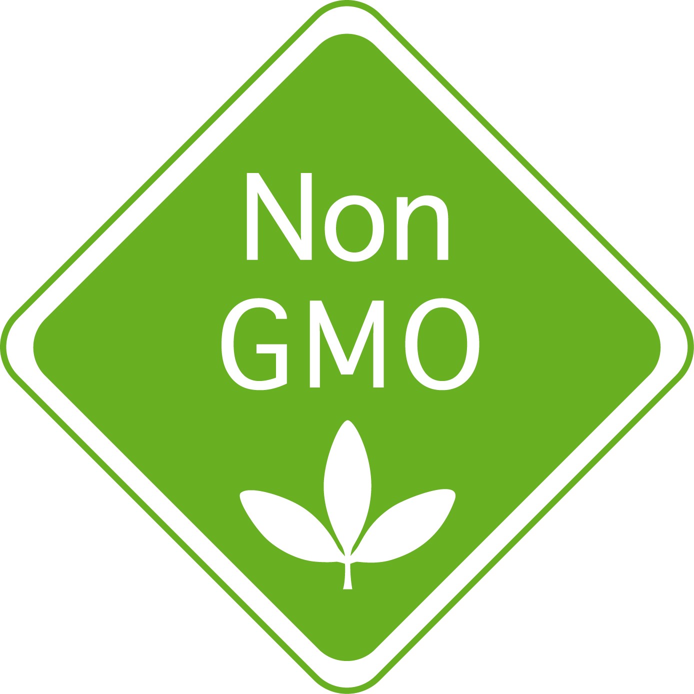 Druckfähige Siegelvorlagen englisch: Ohne Gentechnik